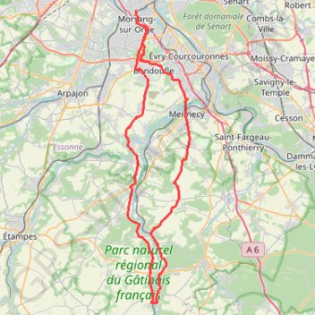 Bo-Parcours - Savigny-sur-Orge GPS track, route, trail