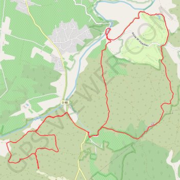 Vidauban GPS track, route, trail