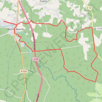 Beaulac Est GPS track, route, trail