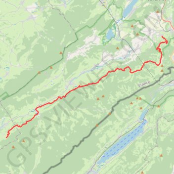 Grandes Traversées du Jura - Mont d'Or GPS track, route, trail
