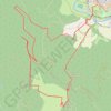 Croix de Justin GPS track, route, trail