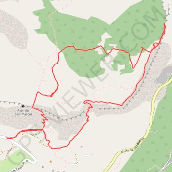 La forteresse de cavillore GPS track, route, trail