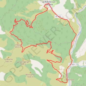 La Robine GPS track, route, trail