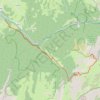 Le Mont Pecloz dans les Bauges GPS track, route, trail