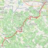 Compostelle - Voie de Vézelay en Gironde - Sainte-Foy - Pellegrue (Conseil Général) GPS track, route, trail