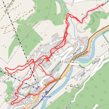 Découverte des environs de Breiten GPS track, route, trail