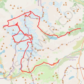 Raid Dammastock GPS track, route, trail