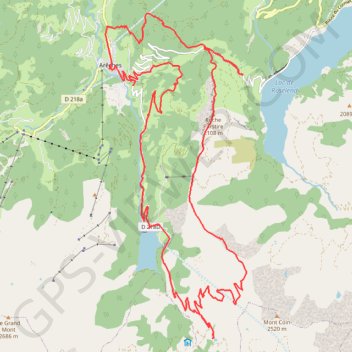 Roche Parstire GPS track, route, trail