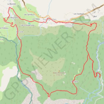 Saint-Vallier-de-Thiey - Sur les traces de l'Empereur GPS track, route, trail