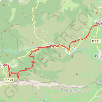 Chateaux cathares GPS track, route, trail