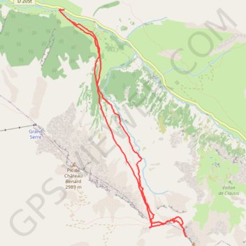RSPG col de Longet et pic Traversier GPS track, route, trail
