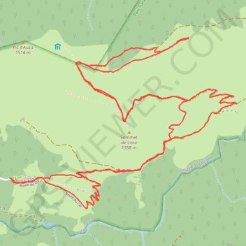 TOURON DE LUZE GPS track, route, trail