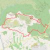 La Colle du Rouet par le Castel Diaou - Le Muy GPS track, route, trail