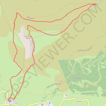 Le Cap d'Août par le Col de Soulor GPS track, route, trail