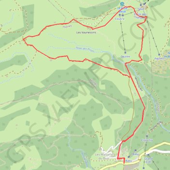 Col croix fry GPS track, route, trail