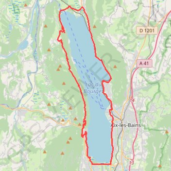 Objets MapInfo enregistrés GPS track, route, trail
