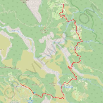 Aurère - Grand Place GPS track, route, trail