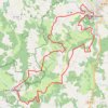 Rochechouart. metéorite & crêtes GPS track, route, trail