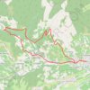 Le Perréon Madone et ruisseaux GPS track, route, trail
