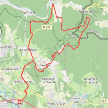 Lumes - Gespon GPS track, route, trail