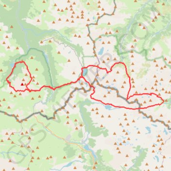 Tour du Balaïtous et du Pic du Midi d'Ossau GPS track, route, trail