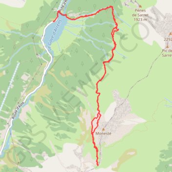 Col de Paloumère GPS track, route, trail