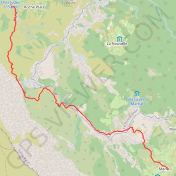 GRR3 Le Tour de Mafate - De Marla à Roche Plate GPS track, route, trail