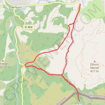 PLRV1079-Urrugne-Intsola GPS track, route, trail