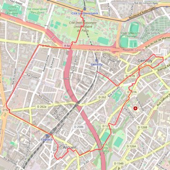Sur les traces de la Bièvre - Paris GPS track, route, trail