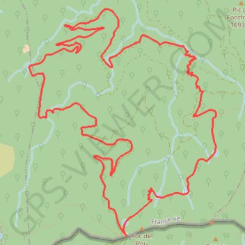 Le col du Puits de la Neige - Coll del Pou de la Neu GPS track, route, trail