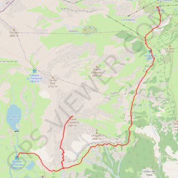 Grand chavalard GPS track, route, trail