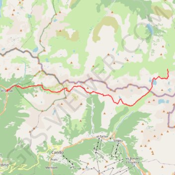 Pyrénées - Ruhle - El Serrat GPS track, route, trail