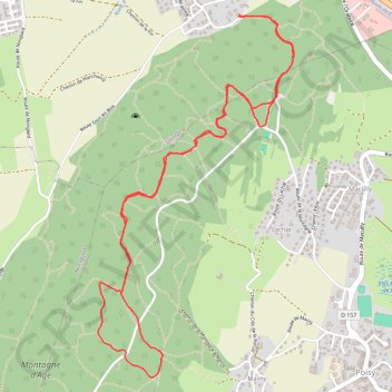 Montagne d'Age GPS track, route, trail