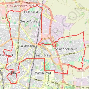 Boucle 4 GPS track, route, trail