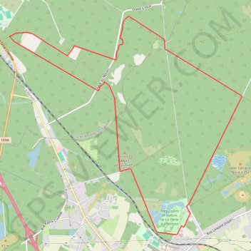 Circuits de l'Étoile de Cernay et des Bruyères - Raismes GPS track, route, trail