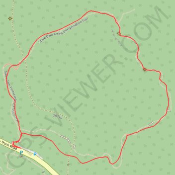Stave Dam Forest Interpretation Trail GPS track, route, trail