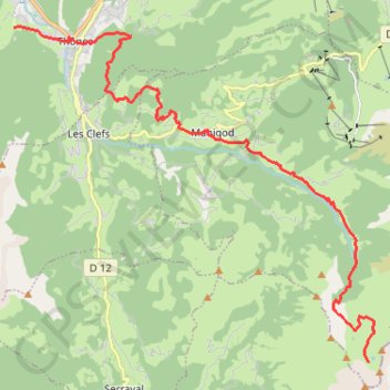 D'Albertville à Thônes - Mont Charvin - Thônes GPS track, route, trail