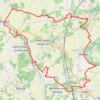 Les Bouchauds Rouillac 37 kms GPS track, route, trail