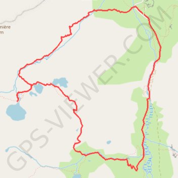 Étangs de la Gardelle depuis les Orris du Carla GPS track, route, trail