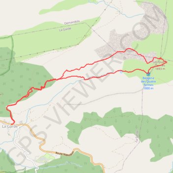 Le Teillon GPS track, route, trail