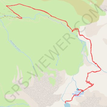 Le lac de maucapera GPS track, route, trail