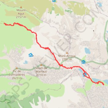Bugarret, coueyla dét Mey GPS track, route, trail