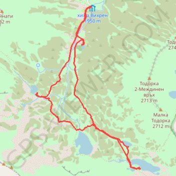 Bynderishki Lakes (circular) GPS track, route, trail