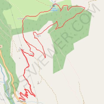Boucle le Monal Savoie GPS track, route, trail