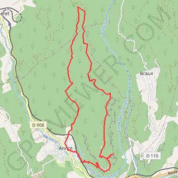 Gres d'Annot GPS track, route, trail