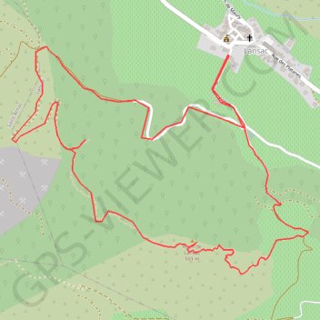 Rando tour de Lansac GPS track, route, trail
