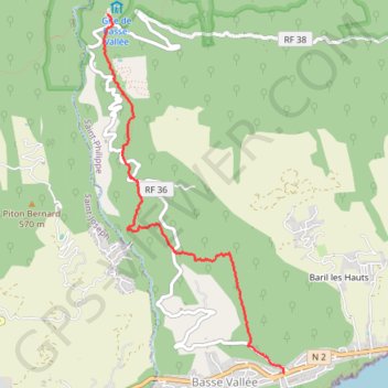 Réunion - J16 GPS track, route, trail