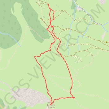 Bergons-Bachebirou GPS track, route, trail