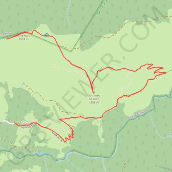 Randonnée Labacarisse GPS track, route, trail
