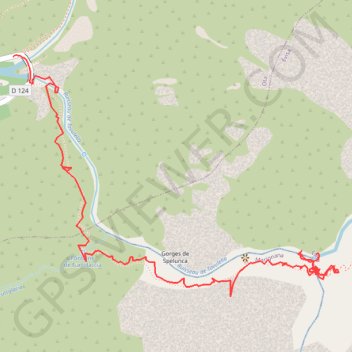 Gorges de Spelunca GPS track, route, trail